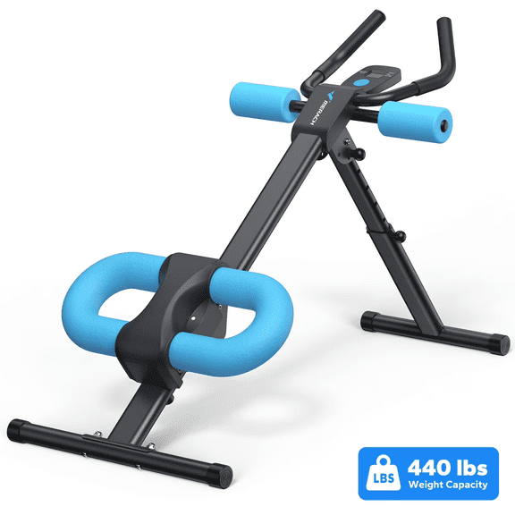 MERACH Entrenadores Abdominales Ajustables para Entrenamiento de Cuerpo Completo, Plegables con Protección de Rodilla
