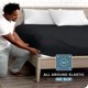 thumbnail image 3 of Sábana Ajustable de Lujo Bare Home Colección 1800 Ultra Suave Bolsillo Profundo Tamaño Completo Color Negro, 3 of 7
