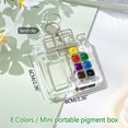 thumbnail image 2 of Portable Mini Acrylic Watercolor 8/15 Removable Watercolor Paint With Metal Clip Unique Gifts For Artists, 2 of 7