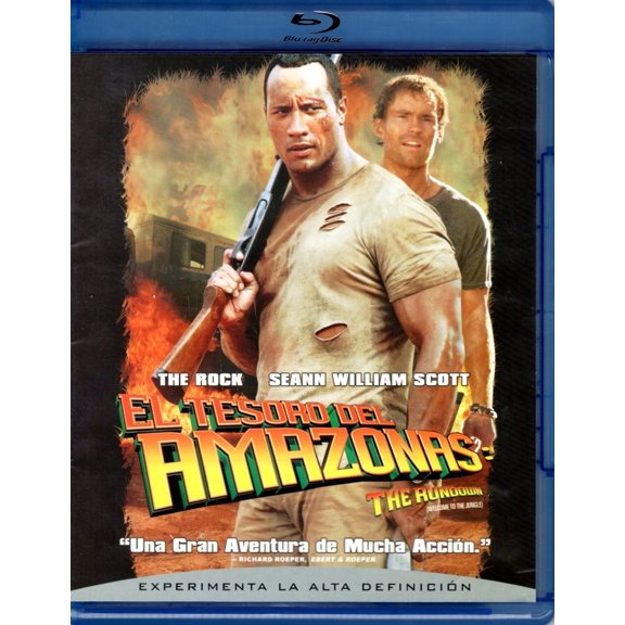 El Tesoro Del Amazonas Dwayne Johnson Pelicula Blu-ray Sony Blu-ray