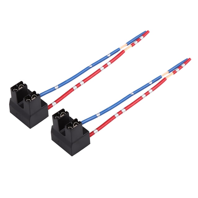 Zócalo De Luz De Coche 12V CC H7, Adaptador Hembra De Extensión Del Arnés De Cable De Faro 2Pcs