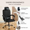 thumbnail image 2 of Silla de Oficina Titano Negra, Ergonómica y Con Reposacabezas Ajustable, 2 of 8