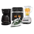 thumbnail image 1 of Combo Oster con Freidora 6L CKSTAF60WMDF + Licuadora 10 Velocidades BLST4108-BLAN + Cafetera 12 tazas BVSTDC12013NE + Plancha de vapor GCSTBS-3802, 1 of 2