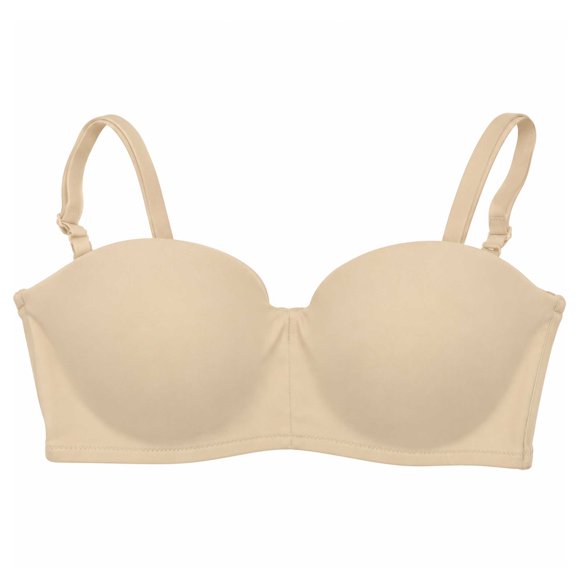 Brassiere Vicky Form para Mujer Strapless Beige Talla 32B