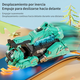 thumbnail image 4 of Carro Juguete Dinosaurio Regalos Para Ninos Transformer Tanque Tiranosaurio Rex Xtellar Verde, 4 of 4