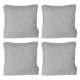 thumbnail image 1 of Cojin Decorativo Cuadrado Grande DICASA Set de 4 Petra Gris, 1 of 4