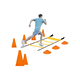 thumbnail image 2 of Entrenamiento De Fútbol Bloosom  12 Tableros + 12 Conos + 1 Escalera anaranjado, 2 of 5