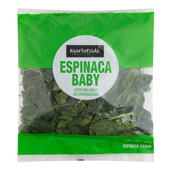 Espinaca baby Marketside 250 g