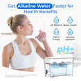 thumbnail image 2 of Dispensador de filtro de agua Waterdrop Alkaline, 40 tazas, con 2 reemplazos, 2 of 8