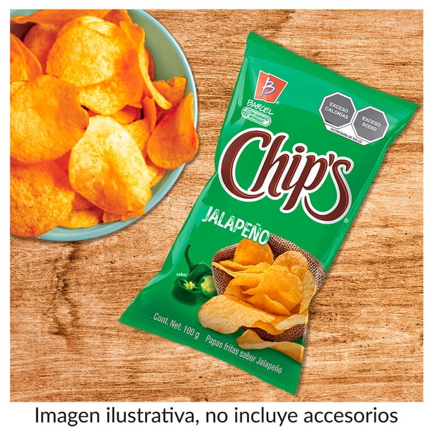 Imagen 5 de Papas fritas Barcel Chips sabor jalapeño 100 g