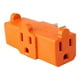 thumbnail image 1 of Adaptador Multicontacto Sanelec 1505 Tipo T Naranja, 1 of 4