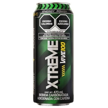 Bebida carbonatada Vive 100 xtreme con cafeína 473 ml