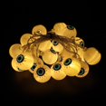 thumbnail image 3 of Cadena de luces de Halloween de 10 pies (3 metros) con 20 LED; decoración para exteriores a pilas con forma de globos oculares, ideal para fiestas de Halloween., 3 of 7