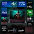 thumbnail image 3 of Laptop Gamer ACER Nitro V 15 GeForce RTX 5050 Core i5 13420H 32GB SSD 512GB 15.6" Teclado Ingles Mouse DXT Gaming, 3 of 5