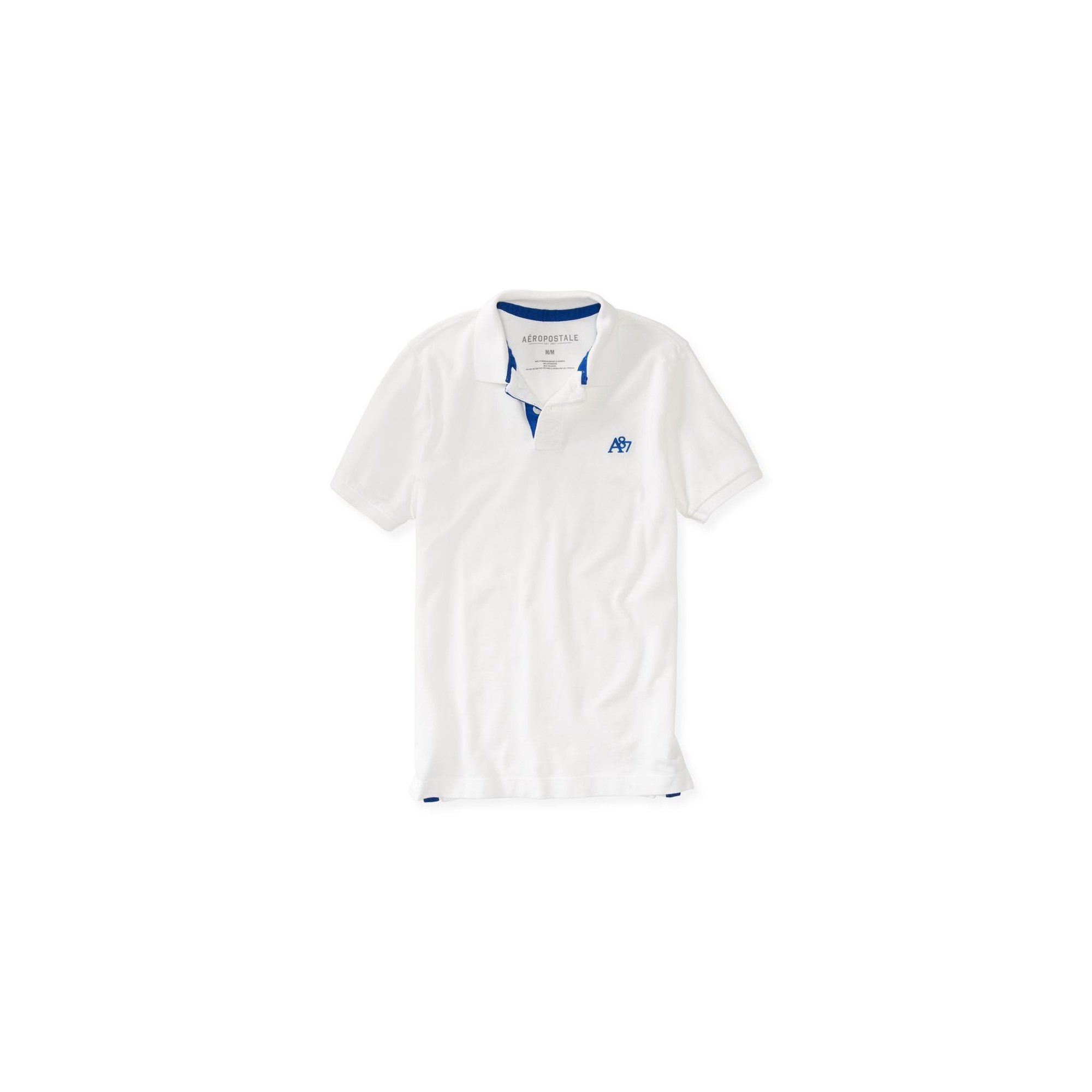 Aeropostale A87 - Polo de rugby para hombre, color blanco, XXL ...