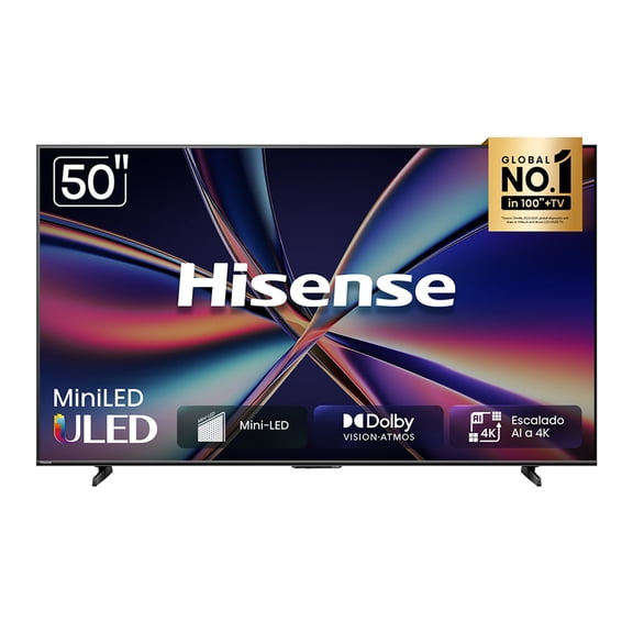 TV Hisense 50 pulgadas 50U6QV 4K MiniLED