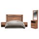 thumbnail image 1 of Recamara King Size Kessa Muebles Versalles Nogal 200 x 154 x 8 cm, 1 of 5