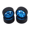 thumbnail image 1 of Llantas de aleación de aluminio Vogacara para coche de control remoto Wltoys 1/18 A949 azul, 1 of 6