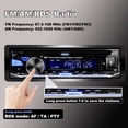 thumbnail image 5 of Alondy 1 DIN Auto Radio Autoestéreo Estéreo con Reproductor CD/DVD Bluetooth USB Am/FM Radio RDS, 5 of 5