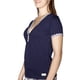 thumbnail image 3 of Blusa escote v manga corta para dama, 3 of 4