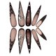 thumbnail image 2 of Uñas Postizas AHDSGJH Negras con Diamantes de Imitación para Mujer, 2 of 7