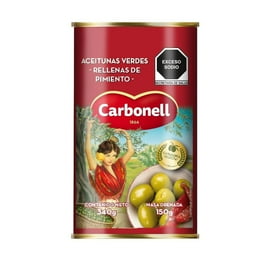 Aceitunas verdes Carbonell rellenas de pasta de pimiento 340 g