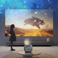 thumbnail image 3 of Portable Projector Video Projector Mini Portable Projector Home Projector Small Movie Projector Phone Projector For Home With US Plug, 3 of 5