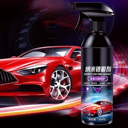 Agente de recubrimiento de pintura automotriz Cera en aerosol Mantenimiento de acristalamiento Cera protectora Fácil de aplicar Alta dureza Repelente al agua 500 ml Agente refrescante de plásticos