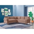 thumbnail image 1 of Sala Esquinera Makora De Velvet Palo De Rosa Modelo Elton, 1 of 7