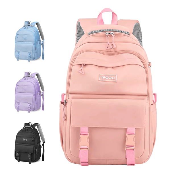 Mochila Escolar Viaje Bolsa Antirrobo Mujer Mochilas Para Laptop 15.6 Xtellar rosa