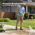 thumbnail image 4 of Hidrolavadora Greenworks 2400 PSI 1,2 GPM, 4 of 9