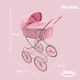 thumbnail image 4 of Carriolita De Juguete Classica Ilitia IBaby rosa claro, 4 of 4