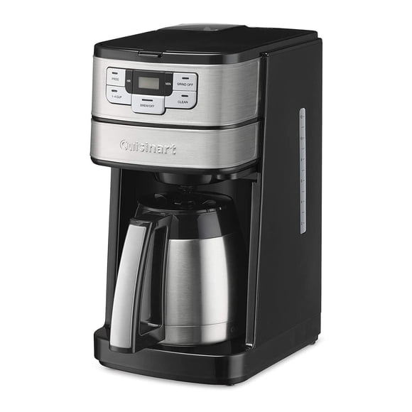 Cuisinart DGB-450NAS - Cafetera de 10 tazas con amoladora, molienda y preparación automática, color