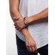 thumbnail image 3 of Pulsera Hombre LUCKMAN Jade Negro Zirconias Acero Inoxidable UNITALLA, 3 of 5