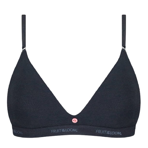 Brasier Fruit Of The Loom sin Varilla NegroTalla 36B