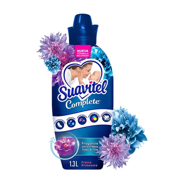 Suavizante de Telas Suavitel Complete Fresca Primavera 1.3 L