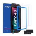 thumbnail image 1 of 2 Pack Tempered Glass Screen Protector with Installation Alignment Frame Compatible with Switch2, Anti-Scratch Screen Film Kit, 1 of 5