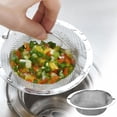 thumbnail image 1 of Stainless Steel Mesh Sink Strainer Filter | Basket Trap Screen for Kitchen Bathroom Sewer | Rustproof High-Density Mesh | 4.3" Diameter | Clog Prevention | Easy Clean | Universal Drain Cover, 1 of 8