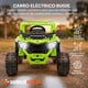 thumbnail image 3 of Carro Buggy Electrico Montable para Niños Carrito de Control Remoto y Manejo Directo con Luces Estereo y Pedales Funcionales con Control Remoto (Verde), 3 of 7