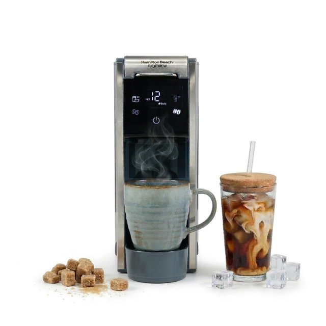Cafetera Hamilton Beach FlexBrew 4 en 1 con depósito de 1.3 L