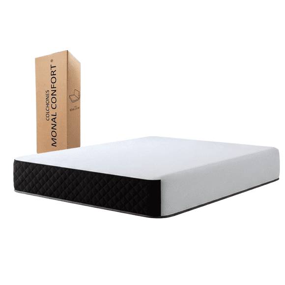 Colchón Matrimonial en Caja de Memory Foam Semi Firme 30 cm de grueso Super Recover.