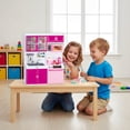 thumbnail image 4 of Minicocina rosa para niños pequeños | Juguete de cocina realista con accesorios | Juego educativo de interior para niños y niñas, 4 of 6