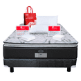 thumbnail image 4 of Colchón Mas Box Matrimonial América Aspen + 2 Almohadas Suaves + Protector de Colchón + Juego de Sabanas Blancas + 1 Balón de Regalo Atlas Del Descanso, 4 of 8