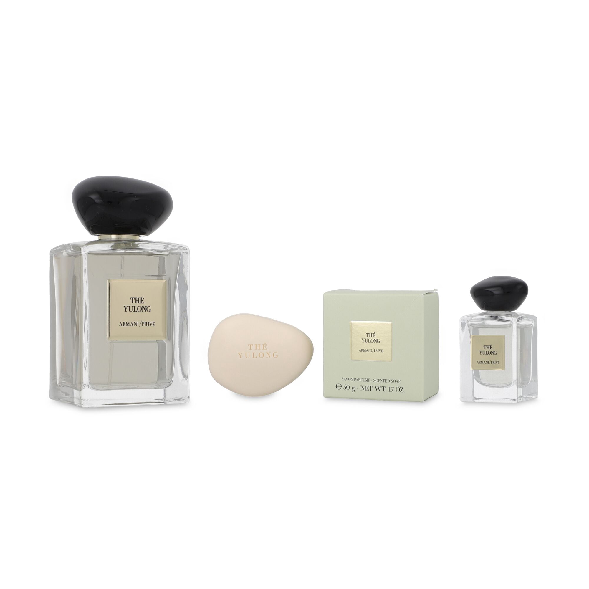 SET ARMANI PRIVE THE YULONG 3PZS 100ML EDT SPRAY/ JABON 50G/ 7.5ML EDT
