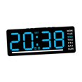 thumbnail image 3 of Reloj Digital LED, regalos con dos alarmas, decoración del hogar, , Reloj de escritorio, reloj de pared para dormitorio, mesa y sala de Número azul, 3 of 8