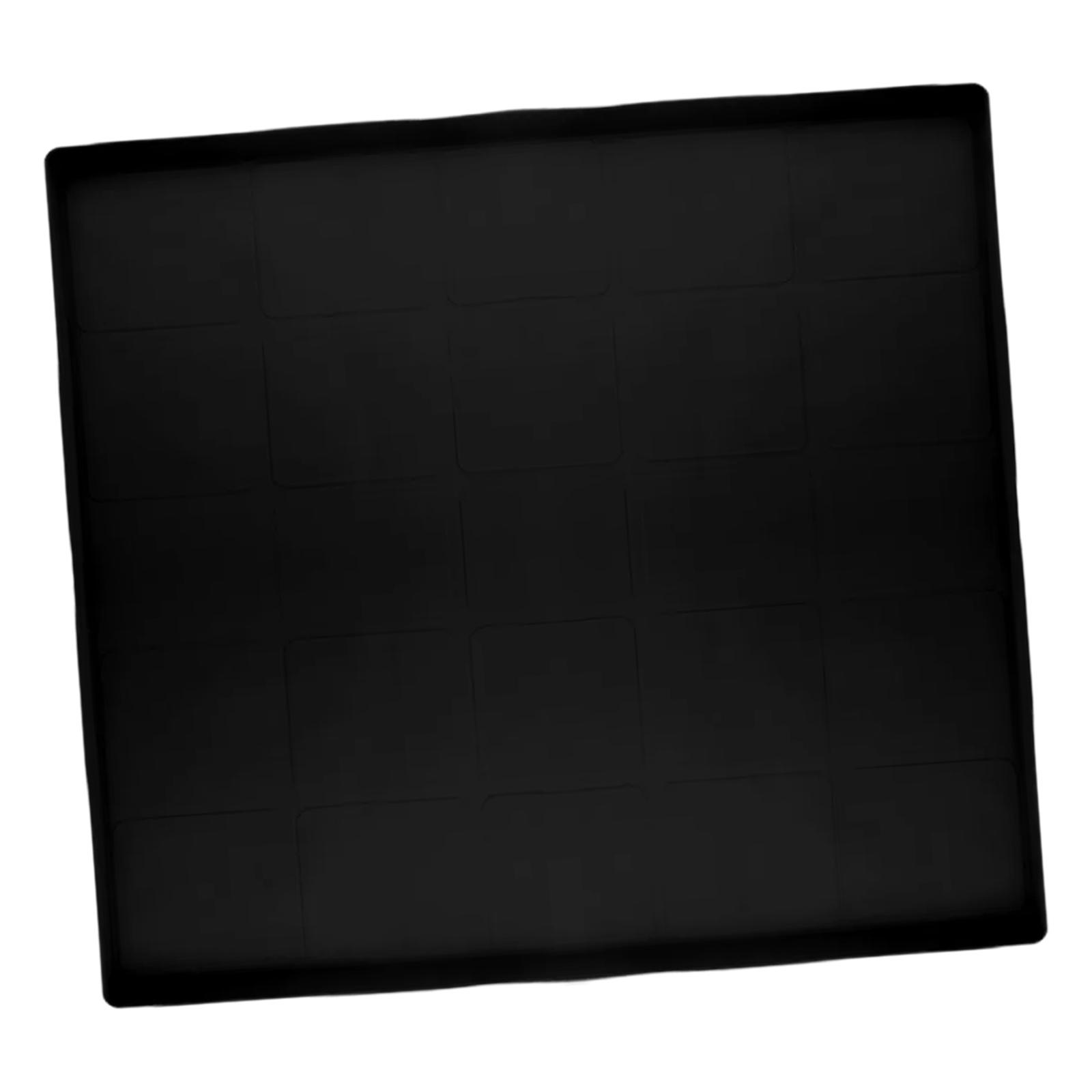Cubierta para Lavadora Secadora Almohadilla Protector Tapete Silicona Función Antideslizante Prevención de Líquidos Adecuada para Hogar Lavandería Áre negro