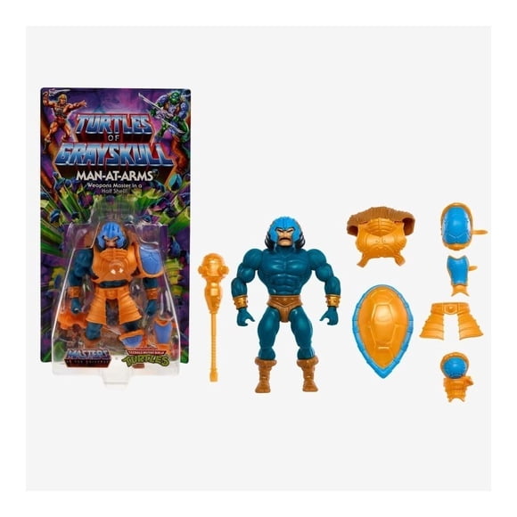 Figura de Acción Masters of the Universe Turtles of Grayskull Man-At-Arms de 5.5 pulgadas
