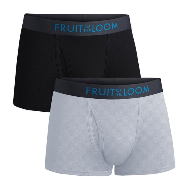 Bóxer Fruit Of The Loom para Hombre, Trunk Breathable Algodón 2 Piezas Multicolor Talla CH