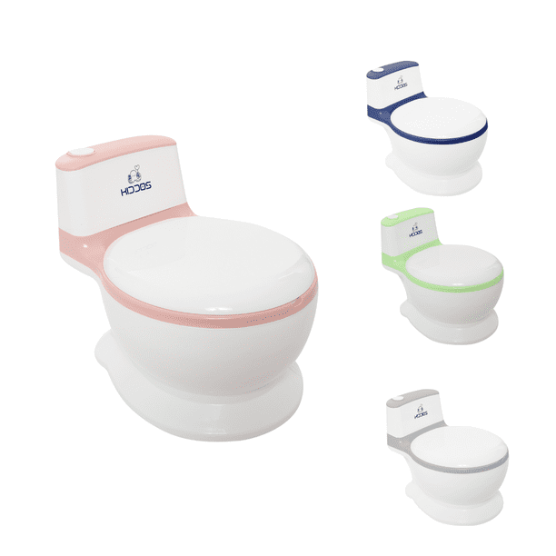 KIDDOS, Baño Entrenador De Baño Bacinica Kiddos Color Rosa Claro Liso