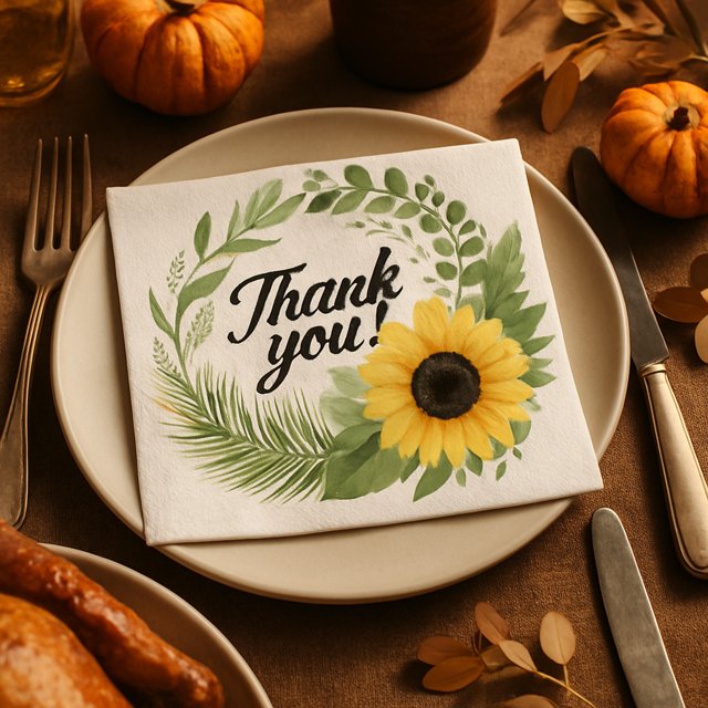 Set de platos y servilletas desechables de papel Autumn Harvest - 10 platos, 20 servilletas, patrón floral otoñal para la cena y decoración de fiestas de Acción de Gracias